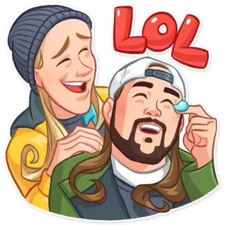 Jay and Silent Bob telegram stickers