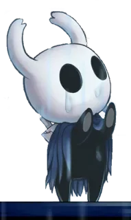 😔 The Knight Hollow Knight Hollow Knight, Videojuego, Personaje, El Caballero telegram sticker