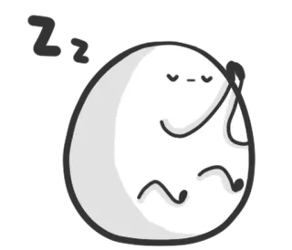 🥚 ovo, desenho animado, personagem, triste, emoji, adesivo telegram sticker