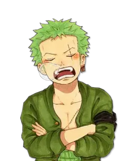 😴 Roronoa Zoro One Piece anime, one piece, roronoa zoro, zoro, character telegram sticker