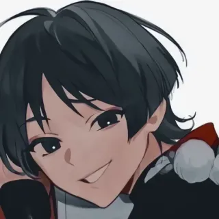 😁 アニメ, 少年, イラスト, キャラクター telegram sticker