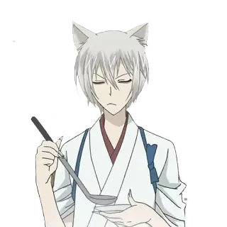 😕 Tomoe Kamisama Kiss Anime, Rubah, Kitsune, Tomoe, Kamisama Kiss, Memasak, Sendok telegram sticker