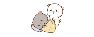 😤 猫, 動物, 可愛い, 面白い, 桃 telegram sticker