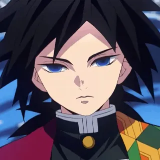 🌊 Giyu Tomioka Demon Slayer アニメ, 漫画, 鬼滅の刃, 冨岡義勇 whatsapp sticker