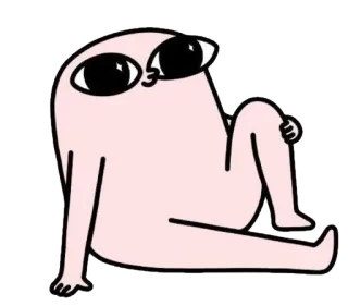 😏 การ์ตูน, ตัวละคร, สติกเกอร์, นามธรรม, ภาพประกอบ telegram sticker