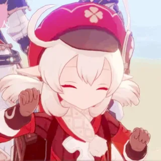 💗 Klee Genshin Impact 可莉, 原神, 动漫, 游戏, 角色, 可爱 telegram sticker