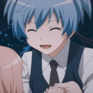🌀 Nagisa Shiota Assassination Classroom Anime, Nagisa, Assassination Classroom, fofo, desenho animado whatsapp sticker