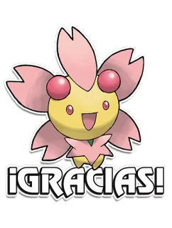 👏 ¡GRACIAS! Blume, Spanisch, Danke, Süß, Blumenmuster, Gruß whatsapp sticker