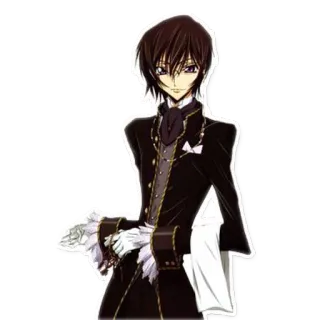 🌹 Lelouch Lamperouge Code Geass anime, character, lelouch, code geass telegram sticker