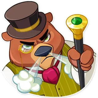 Todd Bear telegram stickers