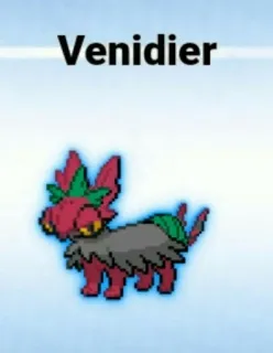 🆘 Venidier pokemon, monster, makhluk, hewan, venidier telegram sticker