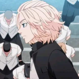 😠 Mikey Tokyo Revengers Anime, Manga, Tokyo Revengers, Mikey, Personaje, Pelo rubio, Animación, japonés telegram sticker
