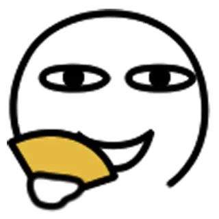 😋 Meme, Ekspresi, Karakter, Lucu, Kartun, Wajah, Penggemar telegram sticker