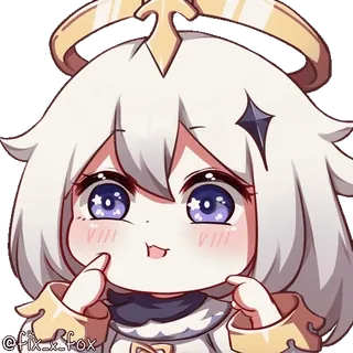 😀 Paimon Genshin Impact whatsapp sticker