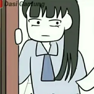 📍 Dasi Gantung 漫画, アニメガール, 制服, 学生, アジア人 telegram sticker