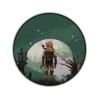 👩‍🚀 astronaut, space, moon, stars, planet, exploration telegram sticker