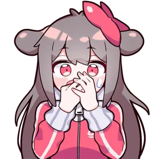 🎀 Anime, Stiker, Lucu, Gadis, Kawaii, Chibi whatsapp sticker