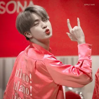 🤟 milano! kpop, cantante, uomo, rosso, milano, moda telegram sticker