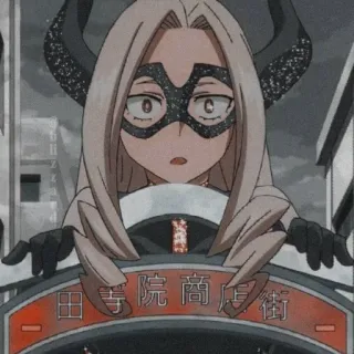 🍑 Mount Lady My Hero Academia 田寺院商店街 Anime, Héroe, Chica, Manga, Superhéroe telegram sticker