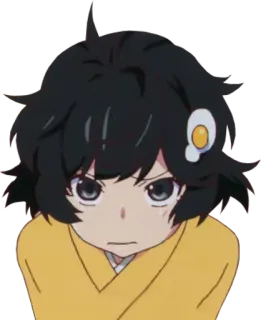 🥺 anime, girl, angry, serious, egg telegram sticker