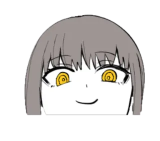 🙂 anime, cartoon, girl, character, smiling telegram sticker