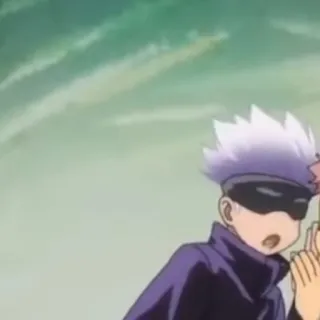 🛑 Gojo Satoru Jujutsu Kaisen годжо, годжо сатору, магическая битва, аниме, манга, персонаж whatsapp sticker