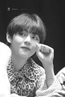 🗞 V V, BTS, K-Pop, Piosenkarz, Idol, Koreański telegram sticker