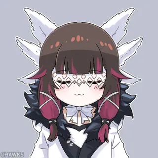 💠 สาวอนิเมะ, น่ารัก, คาวาอิ, ตัวละคร, ศิลปะ, ภาพประกอบ telegram sticker