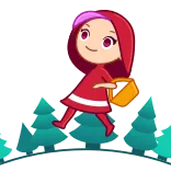 Red Riding Hood telegram stickers