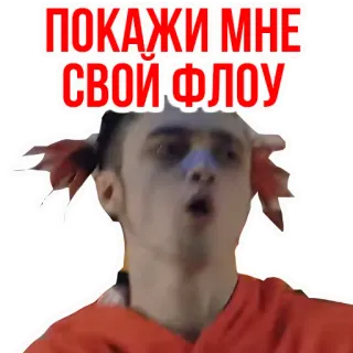 🤩 ПОКАЖИ МНЕ СВОЙ ФЛОУ telegram sticker