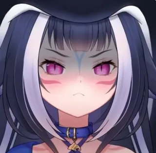 🦈 Anime, Vtuber, Kawaii, Enojado, Lindo whatsapp sticker