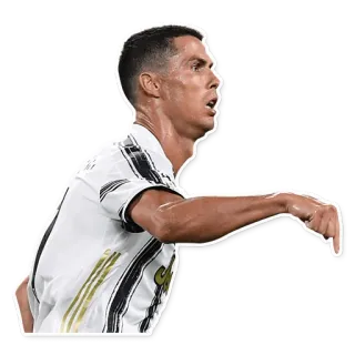 👇 joueur de foot, football, sport, ronaldo whatsapp sticker