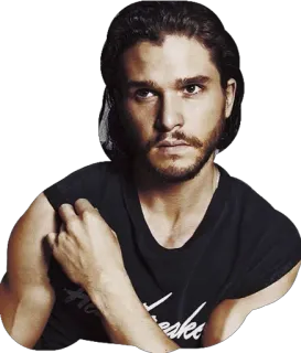 😏 Jon Snow Game of Thrones Jon Snow, Game of Thrones, Kit Harington, acara tv, fantasi whatsapp sticker