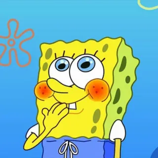 🤭 Spongebob Squarepants spongebob, cartoon, nickelodeon, squarepants, cute telegram sticker