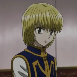🇯🇵 Kurapika Hunter x Hunter anime, hunter x hunter, kurapika, blonde hair, character, anime character telegram sticker