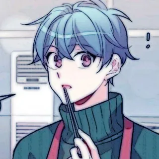 🤖 Anime, Manga, Personage, Jongen, Illustratie telegram sticker