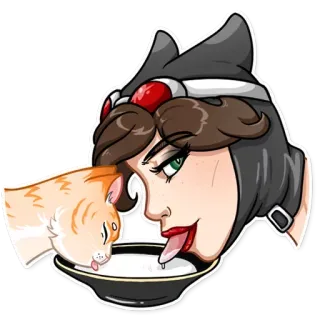 😛 Catwoman fumetto, DC Comics, gatto, maschera whatsapp sticker