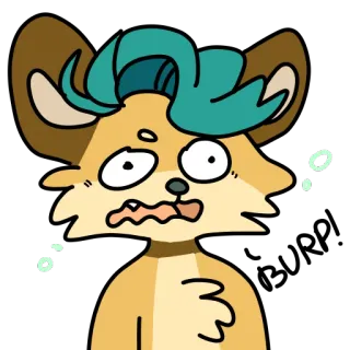 💨 мультфильм, лиса, животное, персонаж, стикер, иллюстрация telegram sticker