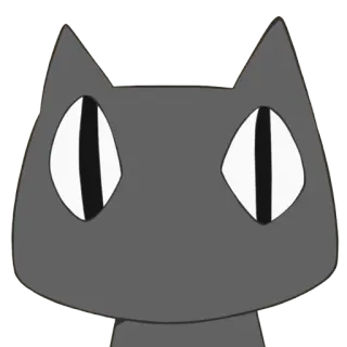 🙀 gato, animal, pegatina, dibujos animados, gatito, felino whatsapp sticker