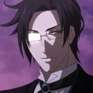 🐾 Sebastian Michaelis Black Butler Anime, Manga, Mayordomo, Personaje, Sebastian Michaelis whatsapp sticker