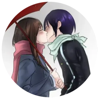 😘 亲吻, 爱, 情侣, 浪漫, 动漫 whatsapp sticker