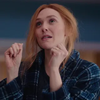 😌 Wanda Maximoff WandaVision Ванда Максимофф, Алая Ведьма, ВандаВижн, Marvel, Элизабет Олсен, MCU whatsapp sticker