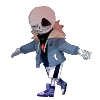 🌸 Sans Undertale squelette, monstre, fanart, personnage de jeu vidéo, undertale telegram sticker