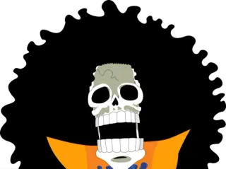 😱 esqueleto, caveira, anime, desenho animado, engraçado, personagem telegram sticker