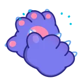 Cat Paws Emoji telegram emojis 👏