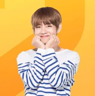 🥰 V kpop, bts, k-pop, sänger, v, kim taehyung, musik telegram sticker