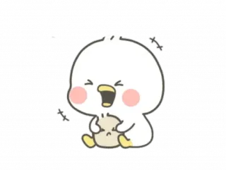 😂 poussin, mignon, kawaii, en colère, dessin animé, animal, oiseau whatsapp sticker