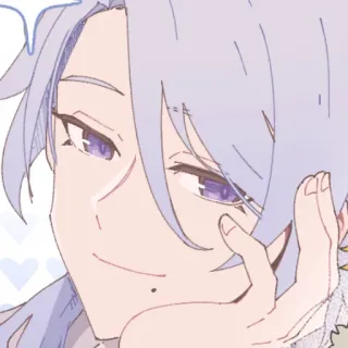 🤧 Animé, Dessin animé, Portrait, Personnage, Mignon, Illustration telegram sticker