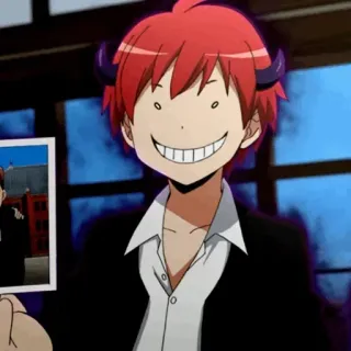 😈 Karma Akabane Assassination Classroom Anime, Manga, Personaje, Maligno, Demonio telegram sticker