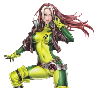 💋 Rogue Rogue, X-Men, Marvel Comics, supereroe, mutante, fumetti telegram sticker